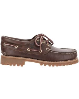 Timberland Schoenen ,Bruin ,Leer Authentieke 3-Eye Bootshoe