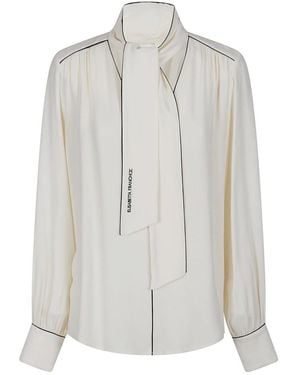 Elisabetta Franchi Blouses - Grigio