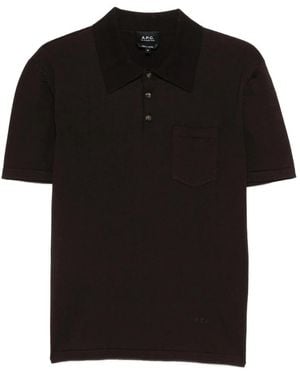 A.P.C. Colin Polo Shirt - Schwarz