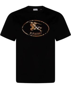 Burberry T-Shirts - Black