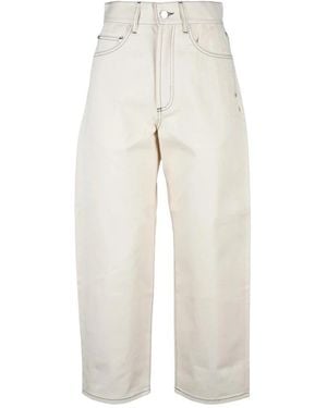 Sunnei Loose Fit Jeans - White