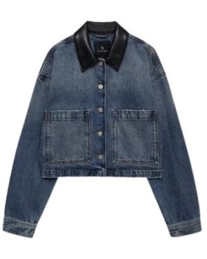 Anine Bing Denim Jackets - Azul