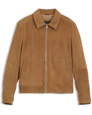 BOSS Leather Jackets - Brown
