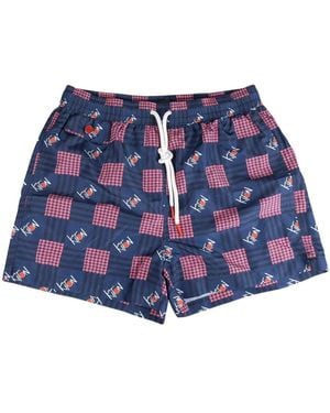 Kiton Beachwear - Blue
