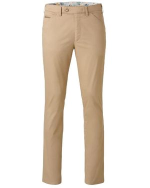 Meyer 332 Chicago Slim-Fit Hose - Natur