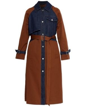 AllSaints Trench Coats - Azul