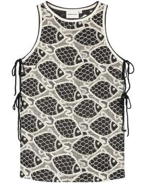FABIENNE CHAPOT Sleeveless Tops - Gris