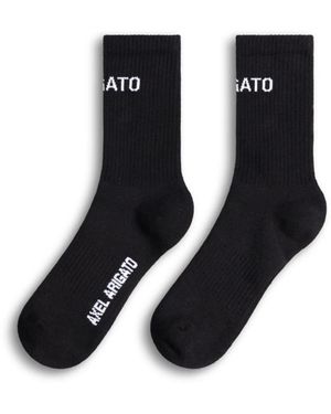 Axel Arigato Ondergoed ,Zwart ,Katoen Logo Sokken