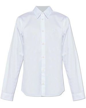 DIESEL Overhemden ,Wit ,Katoen Shirt-Fitty-Qfav