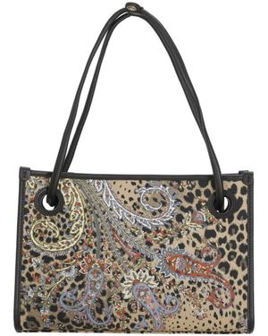Etro Tote Bags - Natural