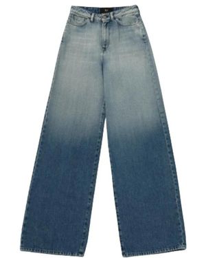 3x1 Flip Sea Wide Jeans - Blauw