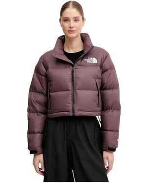 The North Face Nuptse Short Jacket - Rood