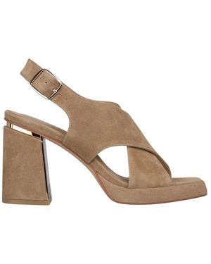 Alma En Pena. High Heel Sandals - Metallic