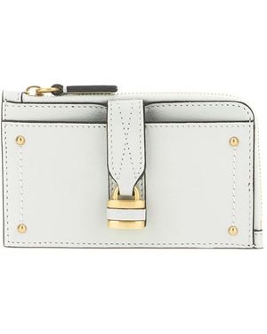 Chloé Accessoires ,Blauw ,Portemonnees & Kaarthouders - Metallic