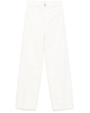 TOTEME Biologische Wijde Pijp Witte Jeans