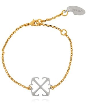 Off-White c/o Virgil Abloh Armband mit logo - Mettallic