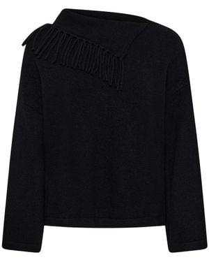 Soaked In Luxury Round-Neck Knitwear - Negro