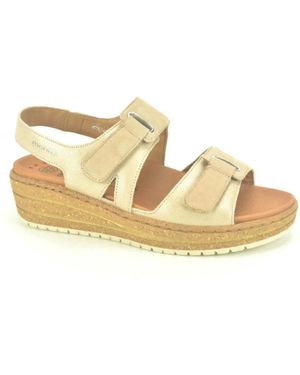 Mephisto Flat Sandals - Metallic