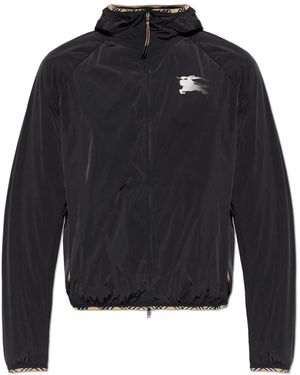 Burberry Jassen ,Zwart ,Axford Jacket - Blauw