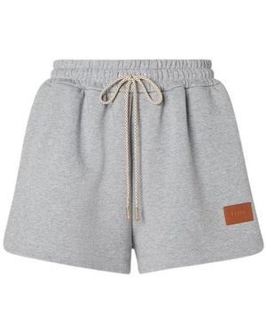 Fendi Korte Broeken ,Grijs ,Katoen Short H26