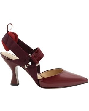Fendi Court Shoes - Red