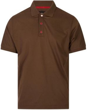 Kiton Jersey Polo - Bruin