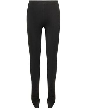 IRO Titanium Tapered Hose Mit Gerafften Säumen - Schwarz