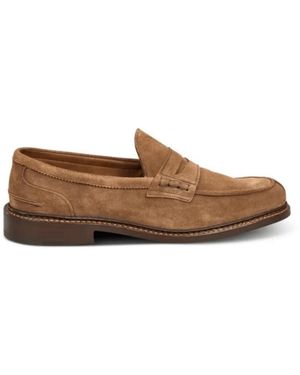 Tricker's Schoenen ,Bruin ,Leer Adam Mocassino