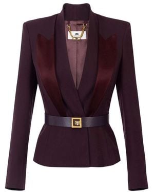 Elisabetta Franchi Blazers - Paars