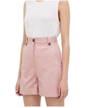 Paul Smith Korte Broeken ,Roze ,Katoen Casual Shorts