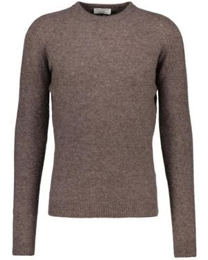 Roberto Collina B32001 Kaschmir-Mischung Pullover - Braun
