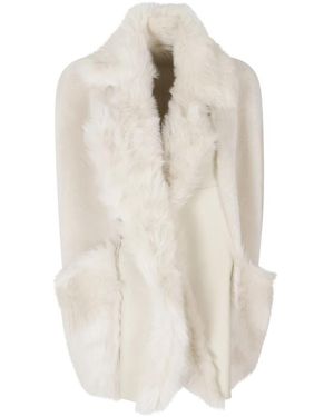 Blancha Toscana Merino Und Shearling Weste - Natur