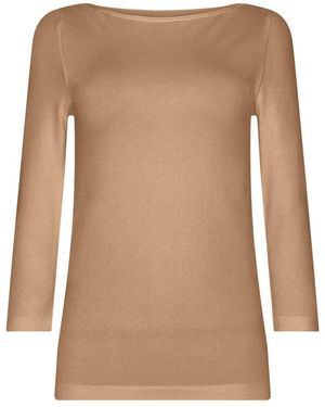 Wolford Long Sleeve T-Shirts - Brown