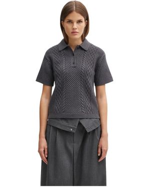 JW Anderson Round-Neck Knitwear - Noir