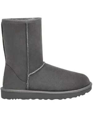 UGG Schoenen ,Grijs ,Nylon Classic Short Ii Snowboots