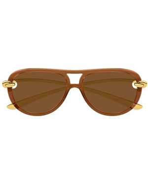 Bottega Veneta Sunglasses - Brown