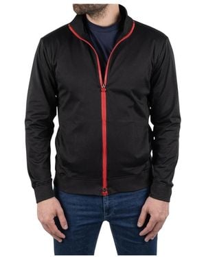 Kiton Zip-Throughs - Black