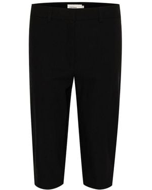 Karen By Simonsen Cropped Trousers - Black