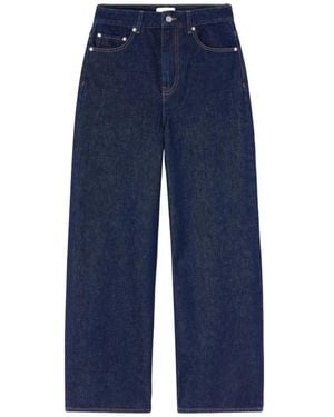 Ganni Wide Jeans - Blue