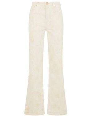 Roberto Cavalli Flare Jeans - White
