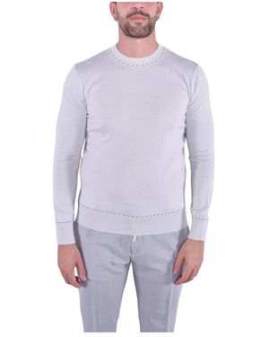 Eleventy Round-Neck Knitwear - Purple