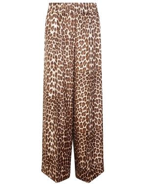 P.A.R.O.S.H. Wide Trousers - Brown