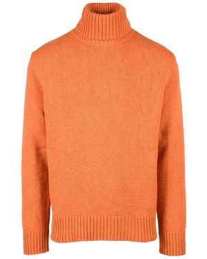 Universal Works Maglione in misto lana - Arancione