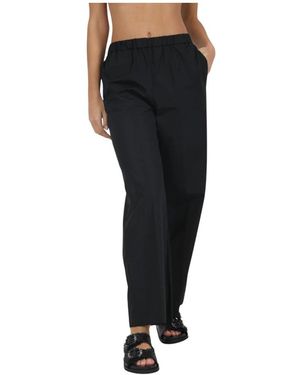 Aspesi Straight Trousers - Negro