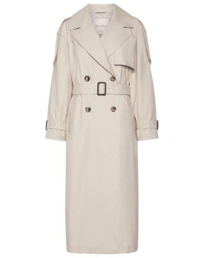Max Mara Trench Coats - Naturel
