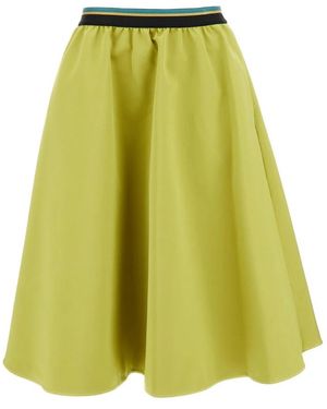 Plan C Midi Skirts - Verde