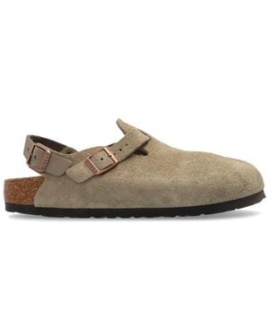Birkenstock Tokio Ii Wildleder Schmale Passform - Natur