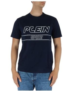 Philipp Plein Training T-Shirts - Azul