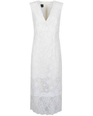 Pinko Audrey Midi Jurk - Wit
