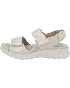 SOLIDUS Komfort Sandalen Für Damen - Mettallic